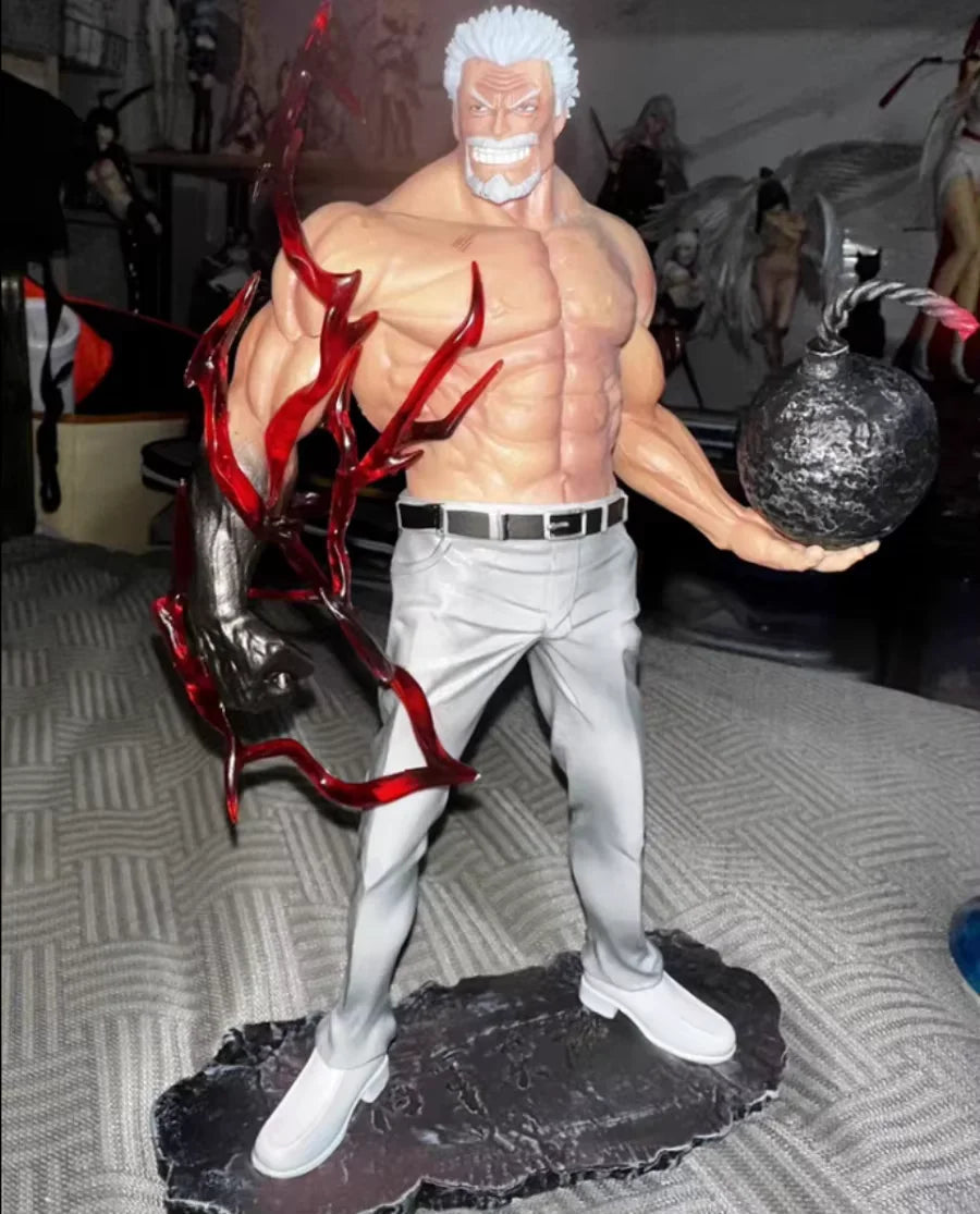 26 см аниме фигурки от One Piece Monkey D Garp в изправена поза GK скулптура сцена екшън фигурка PVC орнамент играчка подарък модел декор