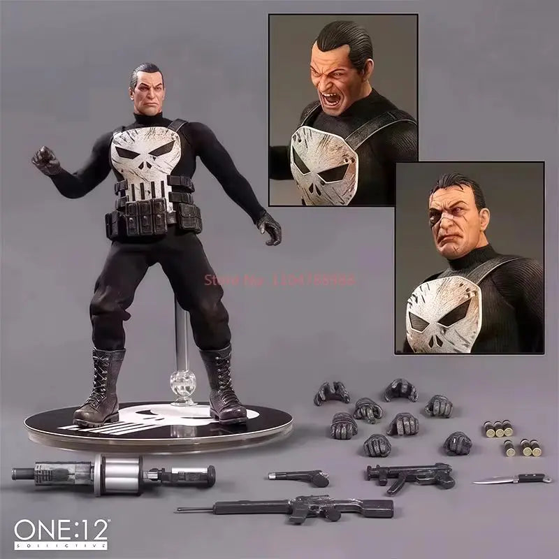 Avengers: The Punisher Cloth Series 6-inch Mobile Doll Luxury Edition First and Second Generation Boxed Handheld Mobile Toys