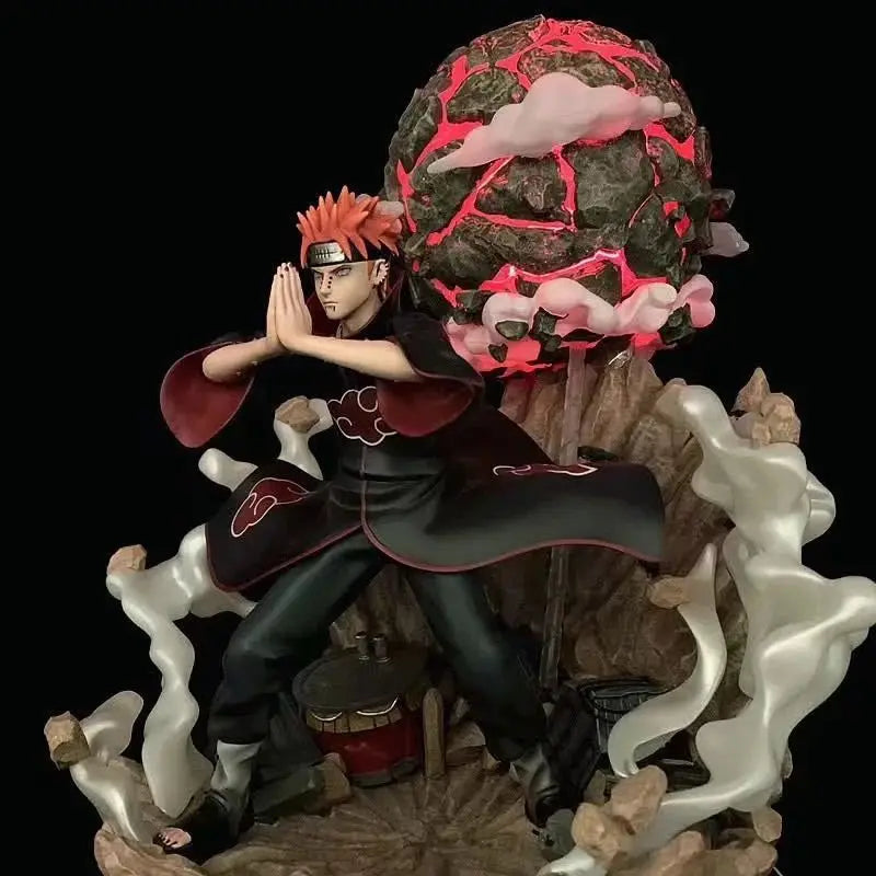 38m Cartoon Figures Pain Uzumaki Naruto Can Glow Anime Collection Model Desktop Ornament Decorations Holiday Gifts Children Toys