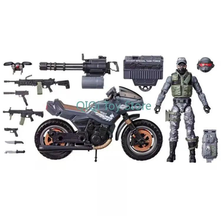 in stock Hasbro Cobra Night Attack Shock Wave Motorcycle Set Hand-on Genuine Spot