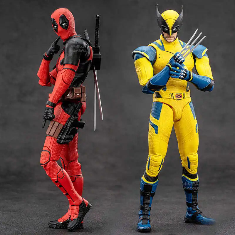 Нов ZD Toys Дедпул и Върколак Модел 7 инча 1/10 Екшън Фигурки Върколак Модел Дедпул Marvel Супергерои Колекция Модел Подаръчен