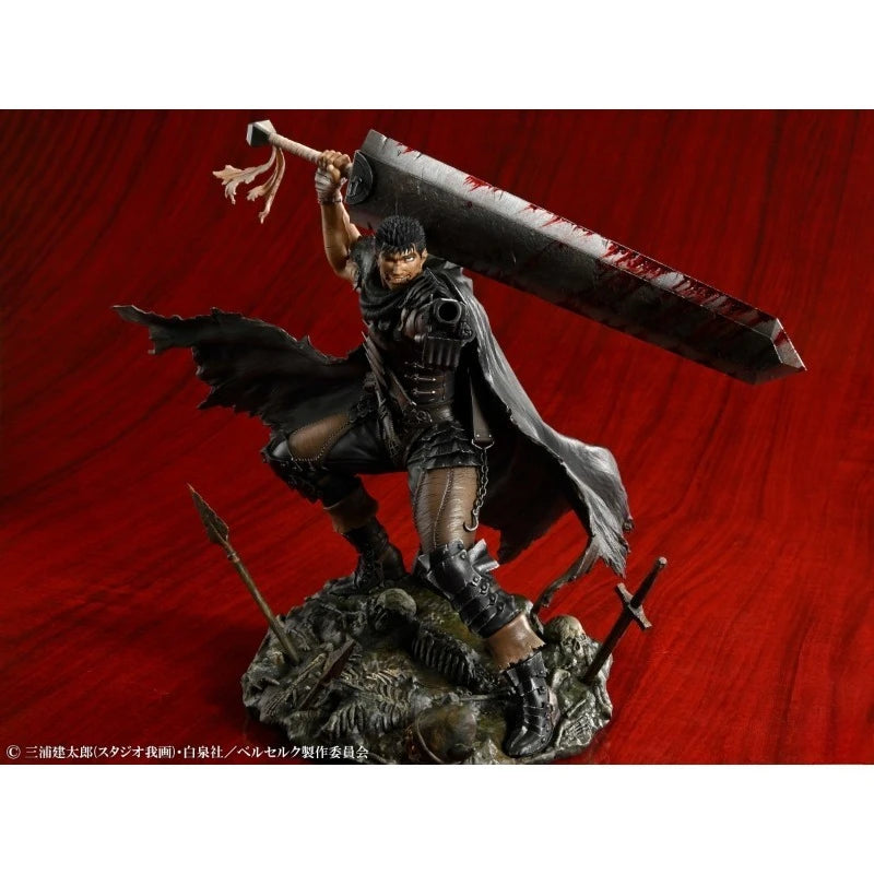 Berserk Guts  Black Swordsman 100% Original genuine 265mm PVC Action Anime Figure Model Toys Figure Collection Doll Gift