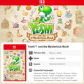 Nintendo Switch 2 Games Physical Game Card Yoshi and the Mysterious Book for NS2 Console Full Game Adventure Platformer Game