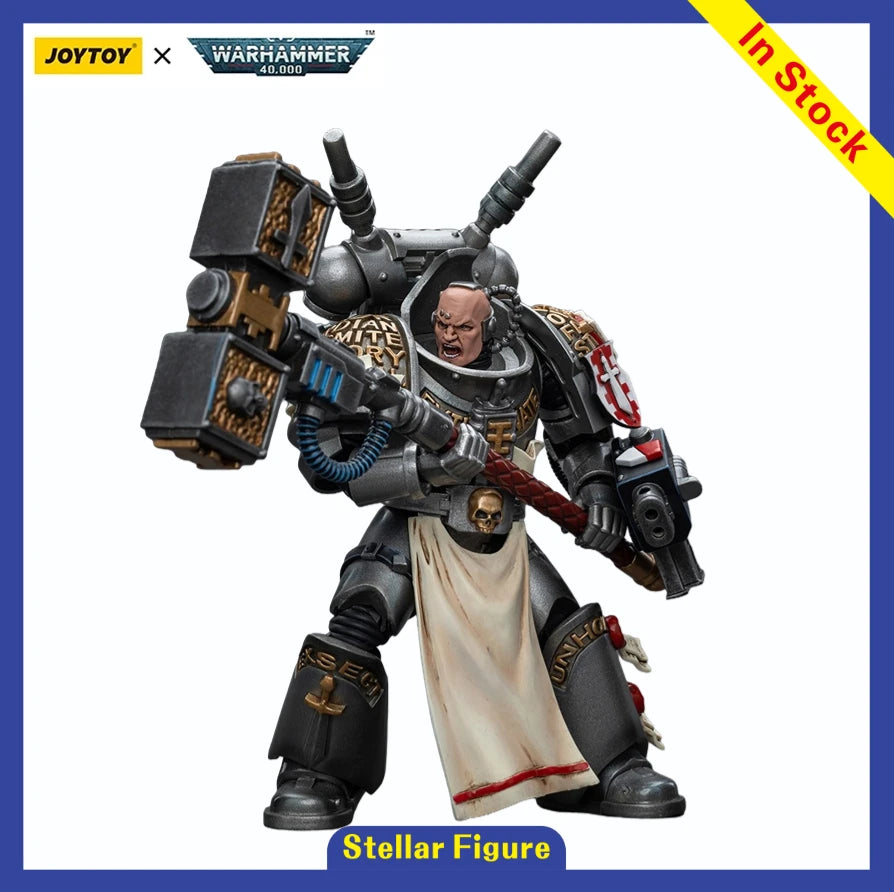 【SF】 JOYTOYS Warhammer 40K 1/18 Action Figures  Grey Knights Interceptor Squad Interceptor Justicar Model Toys Gifts