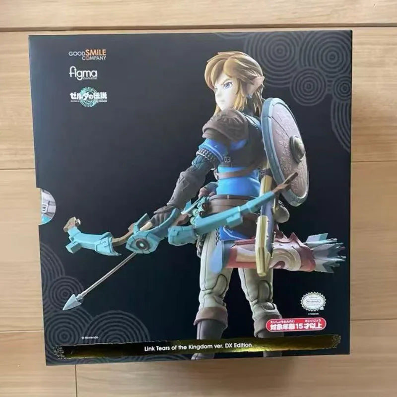 In Stock MAX Factory Original FIGMA Tears of the Kingdom GANONDORF LINK DX Action Figure Model Gift for Kid Foam Box Packaging