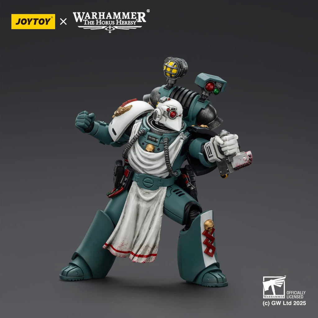 JOYTOY Warhammer The Horus Heresy 1/18 Sons of Horus Legion Champion Apothecary Figurine Soldier Action Figure Model Toys