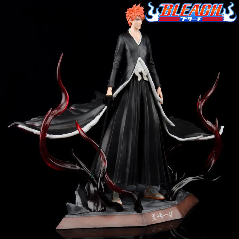 Anime Bleach Kurosaki Ichigo Action Figure 28cm PVC Collectible Model Toy Excellent Gift for Display Top Figurine