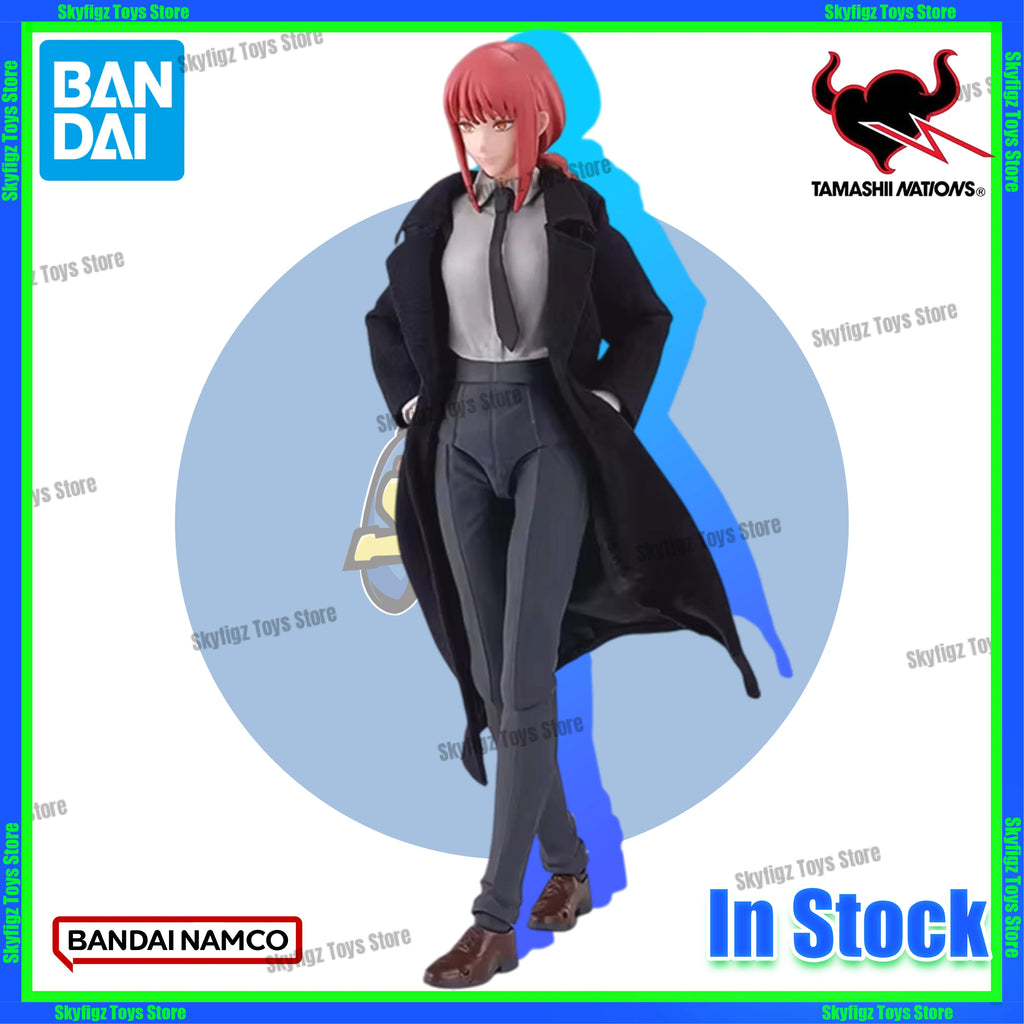 In stock Bandai SHF Chainsaw Man, Chainsaw Man, Makima, Bad Girl, Makizhin, action figures, ready stock, collectible gifts