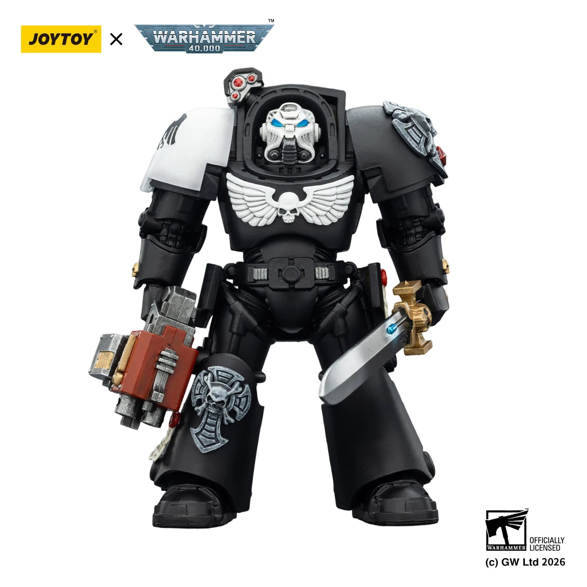 JOYTOY Warhammer 40k 1/18 Action Figures Terminator Black Templars Dark Angels Imperial Fists White Scars Salamanders Model Toys