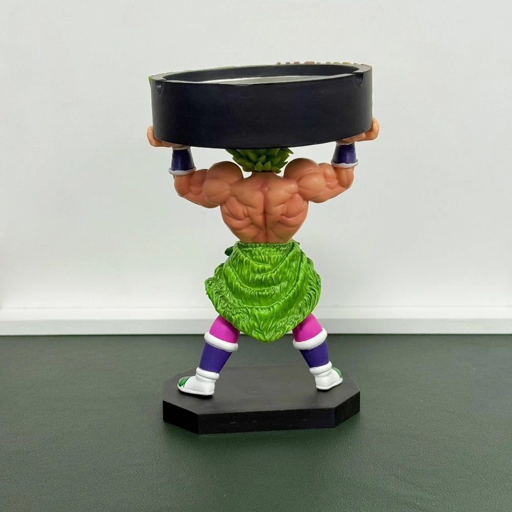 14.5cm/5.71in Anime Dragon Ball Z Figure Ashtray Broli Action Figures Pvc Statue Desktop Ornamen Collection Model Toys Gifts