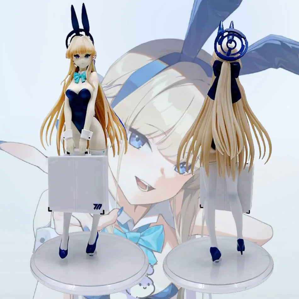 23cm Sexy Blue Fly Bird Anime Character PVC Figure Toy - Desktop Decoration, Collectible & Christmas/Winter Gift