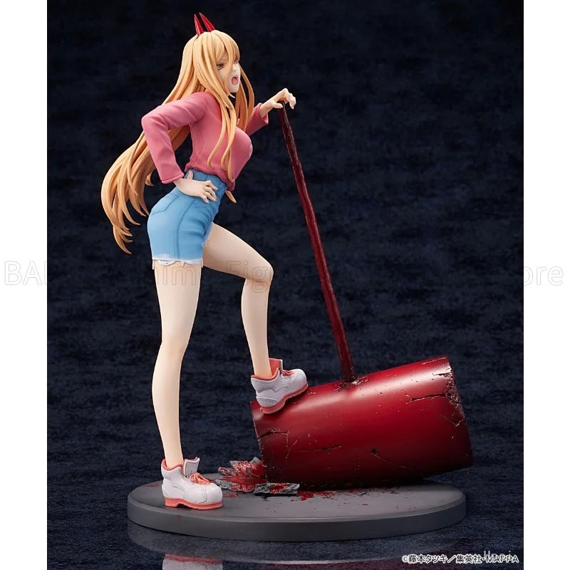 Original AMAKUNI AmiAmi Power Anime Humanoid Decoration Toys Gifts Collection 1/7 27cm