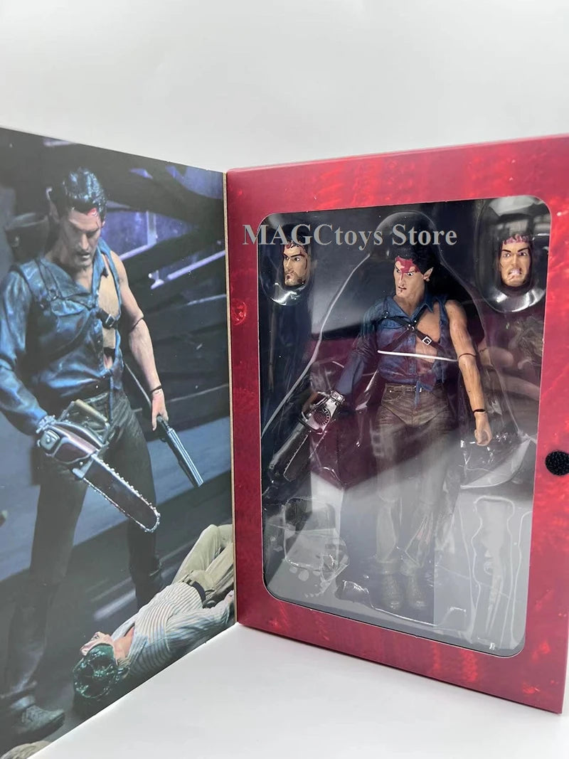 NECA Figure Classic Horror Movie  Evil Dead 2 Dead by Dawn Figure Evil Eligos Action Figure Toy Horror Christmas Halloween Gifts
