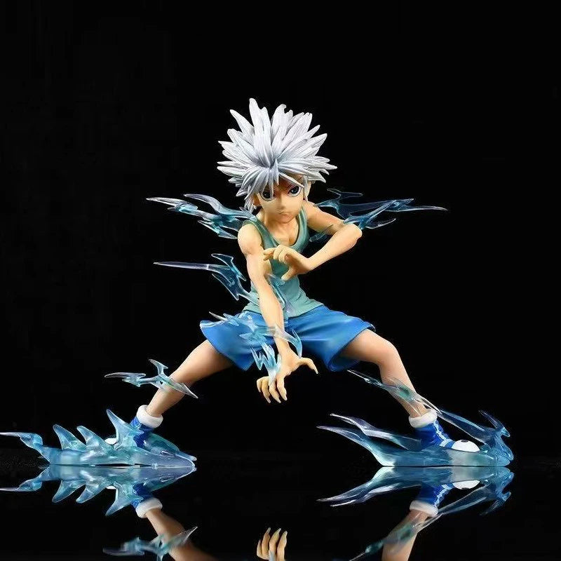 19см Hunter x Hunter Аниме Фигурка Killua Zoldyck Zook Екшън Фигурка PVC Статуя Модел Кукла Играчки Декорация за бюро Колекция Подарък