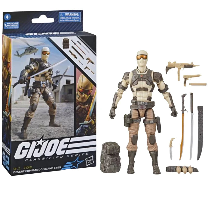 2025 Hasbro Gijoe Classified Series Anime Action Figure Collection G.L.Joe Figurine 20cm Gl Joe Snake Eyes Toy Surprise Kid Gift