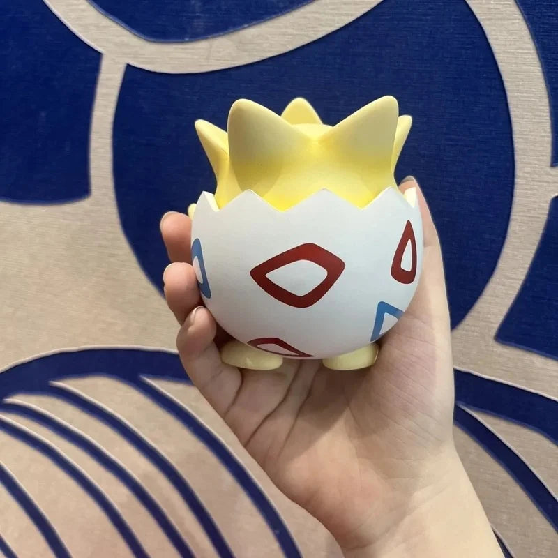 Pokemon Kawaii Happy Togepi Anime Figure Car&Desk Decor Cute 3D Model Doll Boys and Girls Lovely Gift Novelty Collectible