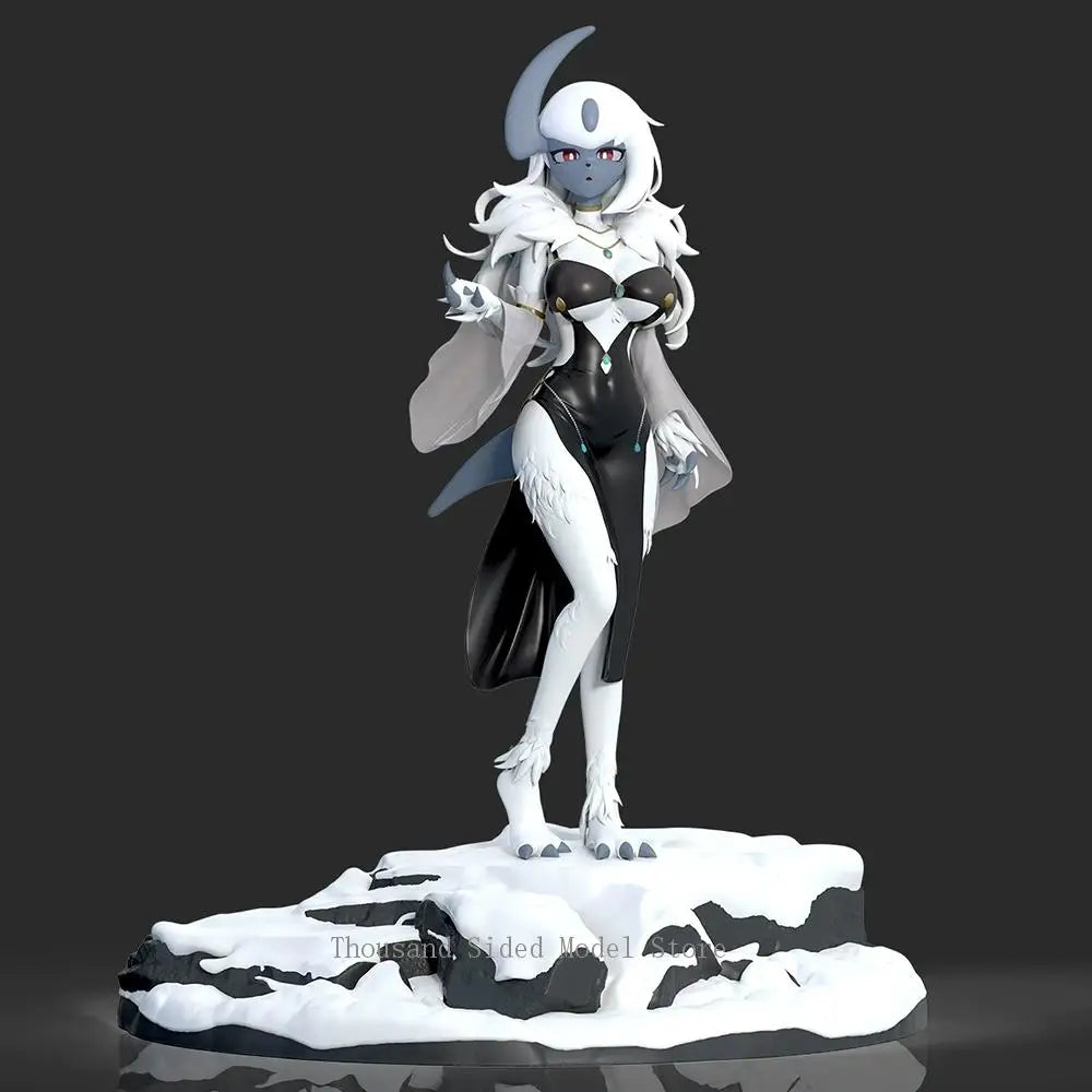 Original IDPLAYER Pokemon Sexy Disaster Beast Absol GK Model Toys 18CM Kawaii Fans Collectible Figurines Models Toys