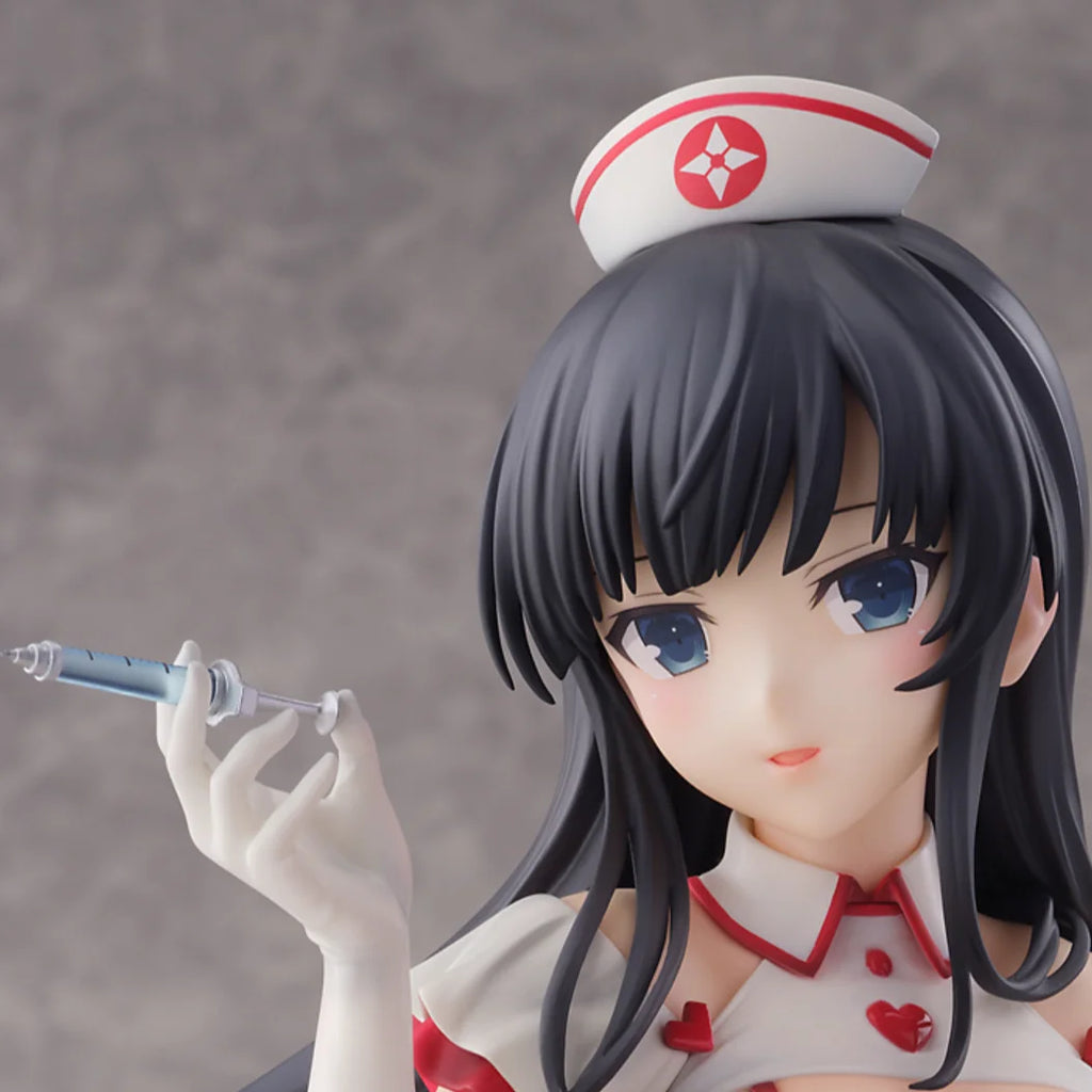 Original Brand New ‌WING HOBBY STOCK 1/4 Senran Kagura Ikaruga Nurse Figure Anime Collectible Model Statue Gift