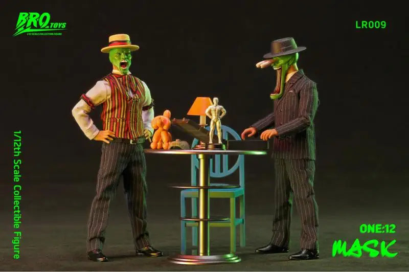 In Stock Original BROTOYS LR009 The Mask Stanley Ipkiss Movability Model Toys Cloth Clothing 1/12th Scale Collectible Figure