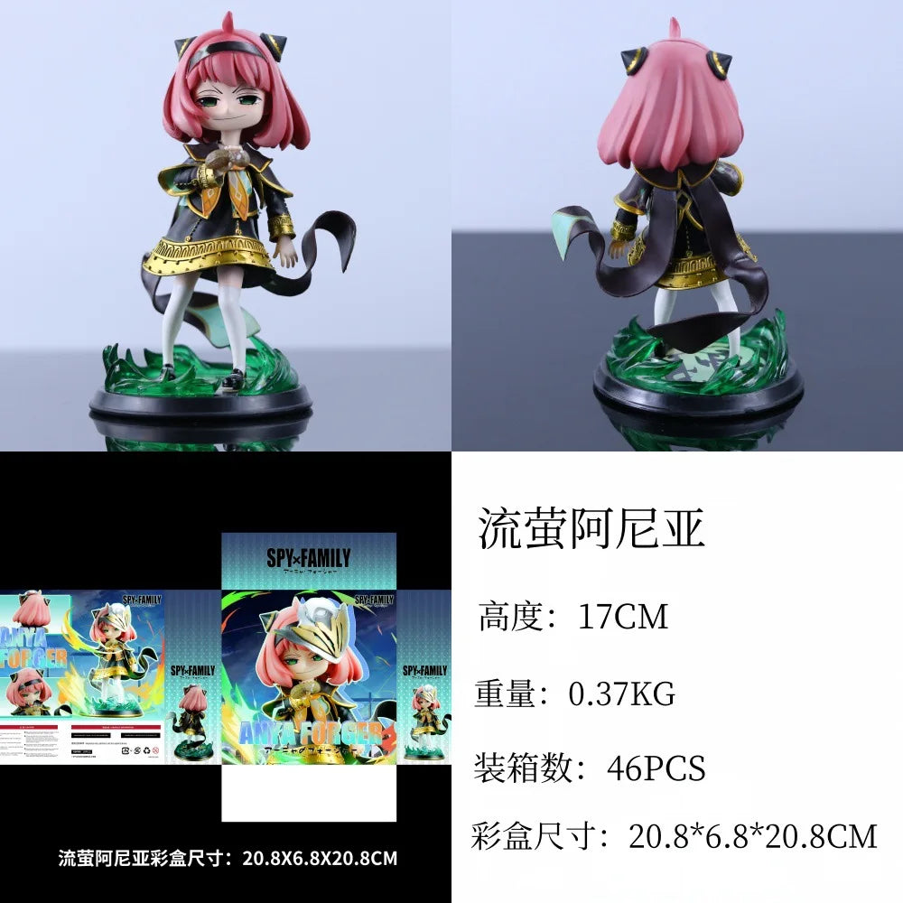 Spy×Family Anya Action Figure Collectible Anime Handmade Customizable Pvc Toy Baibian Popular Cos Series Stock Available