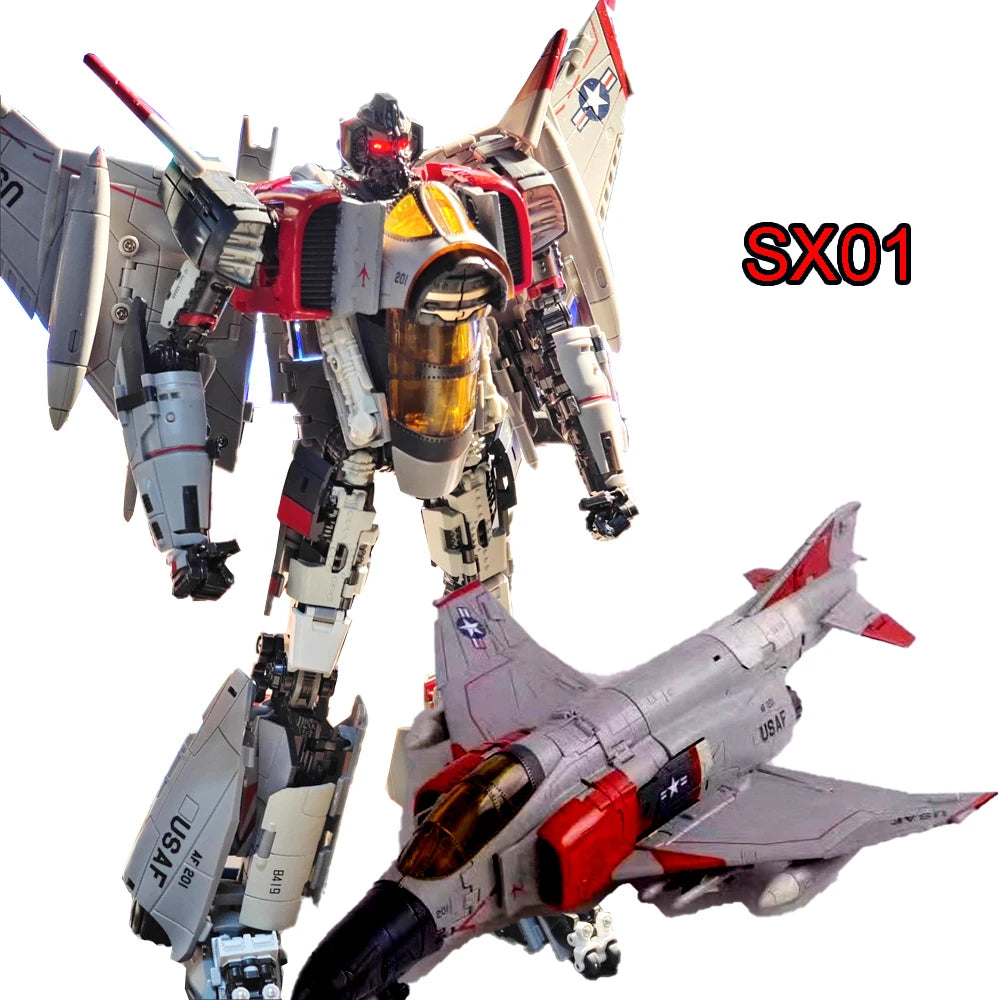 Transformation Toys Thunder Warrior Robot Lightning SX01 Blitzwing Hornet Gaiden Starscream  SX-01