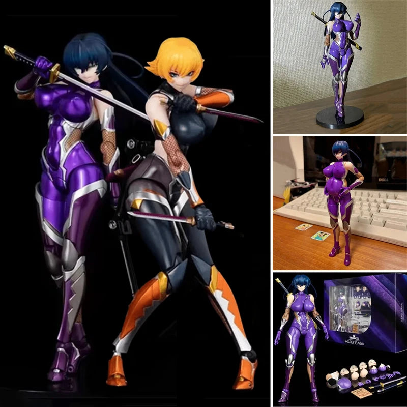 Second Axe Asagi Igawa Actionfigur Taimanin-Serie Figur Native Rocket Boy Modell PVC-Statue Puppensammlung Geburtstagsspielzeuggeschenk