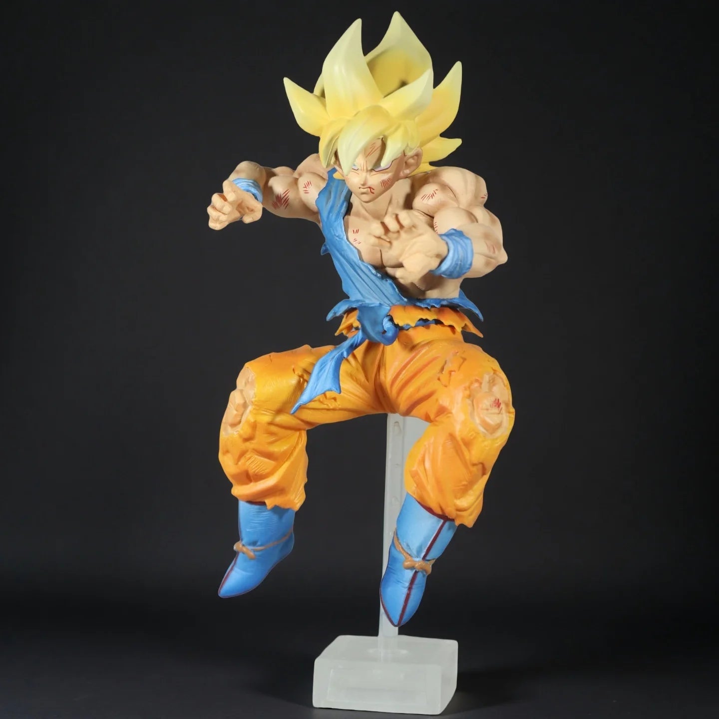 Dragon Ball 20,5 cm Sun Goku Super Saiyajin Actionfigur Modell Ornament Spielzeug Puppensammlung Geburtstagsgeschenk Weihnachten Gi