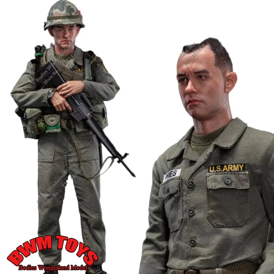 QORANGE QOTOYS QOM-1034 1/6 Scale Collectible US 1st Cavalry Division 1965 Vietnam 12" Male Soldier Full Set Action Figure Model