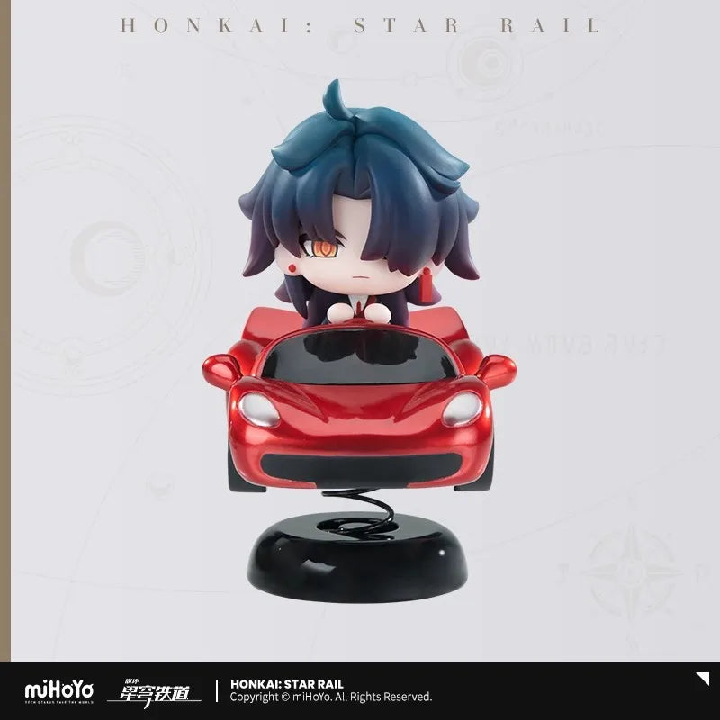 [Genuine] Honkai Star Rail Blade Cartoon Shake Dolls Game Cosplay Diy Accessories Car Ornament Anime Statue miHoYo Original 9CM