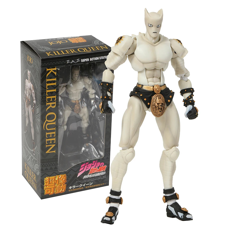 Jojos Bizarre Adventure Star Platinum Action Figure PVC Collection Model Toy Doll Brinquedos