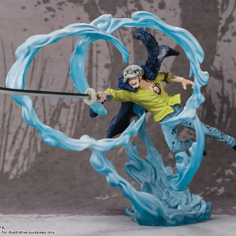 In Stock Bandai Figuarts Zero Onigashima Decisive Battle Anime One Piece Trafalgarro Extra Battle Action Figures Model Toy DT
