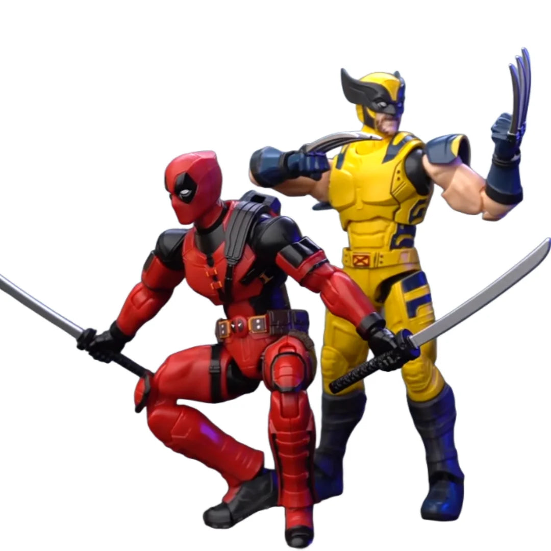 Blokees Marvel Heroes Building Blocks Set Deadpool Wolverine Captain America Iron Man Action Figure Models Construction Toy Gift