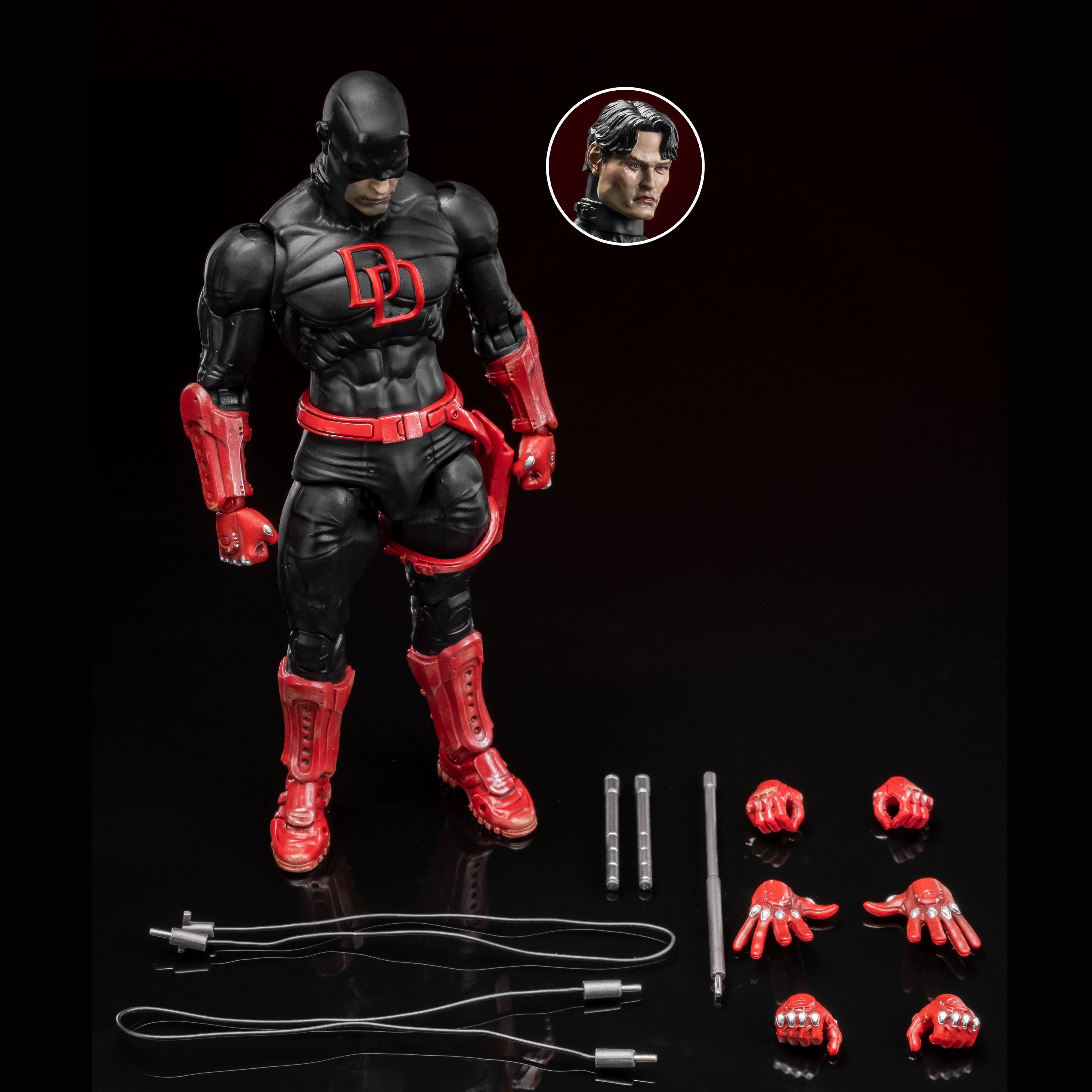 New Toys Daredevil Figure Mafex 223 Shf Ko Daredevil Comic Version Action Figure Pvc Figurine Statue Spiderman Colletion Gift
