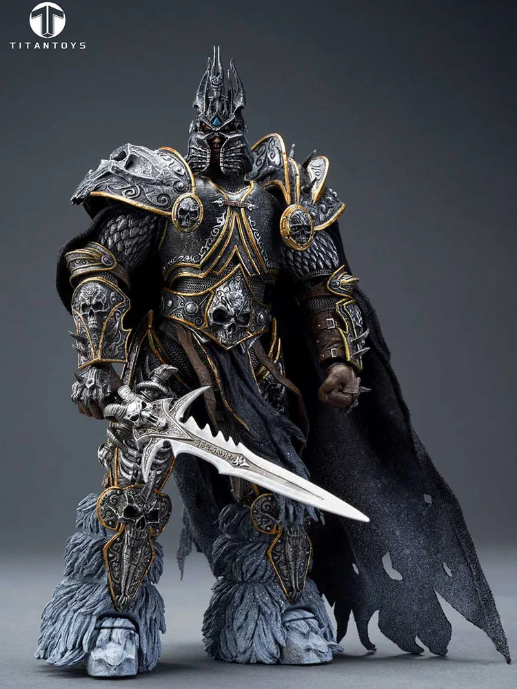 Titan Toys 1/12 TT001 Warcraft Frostritter Stoff-Actionfigur, detailgetreue 15 cm große Soldatenfigur