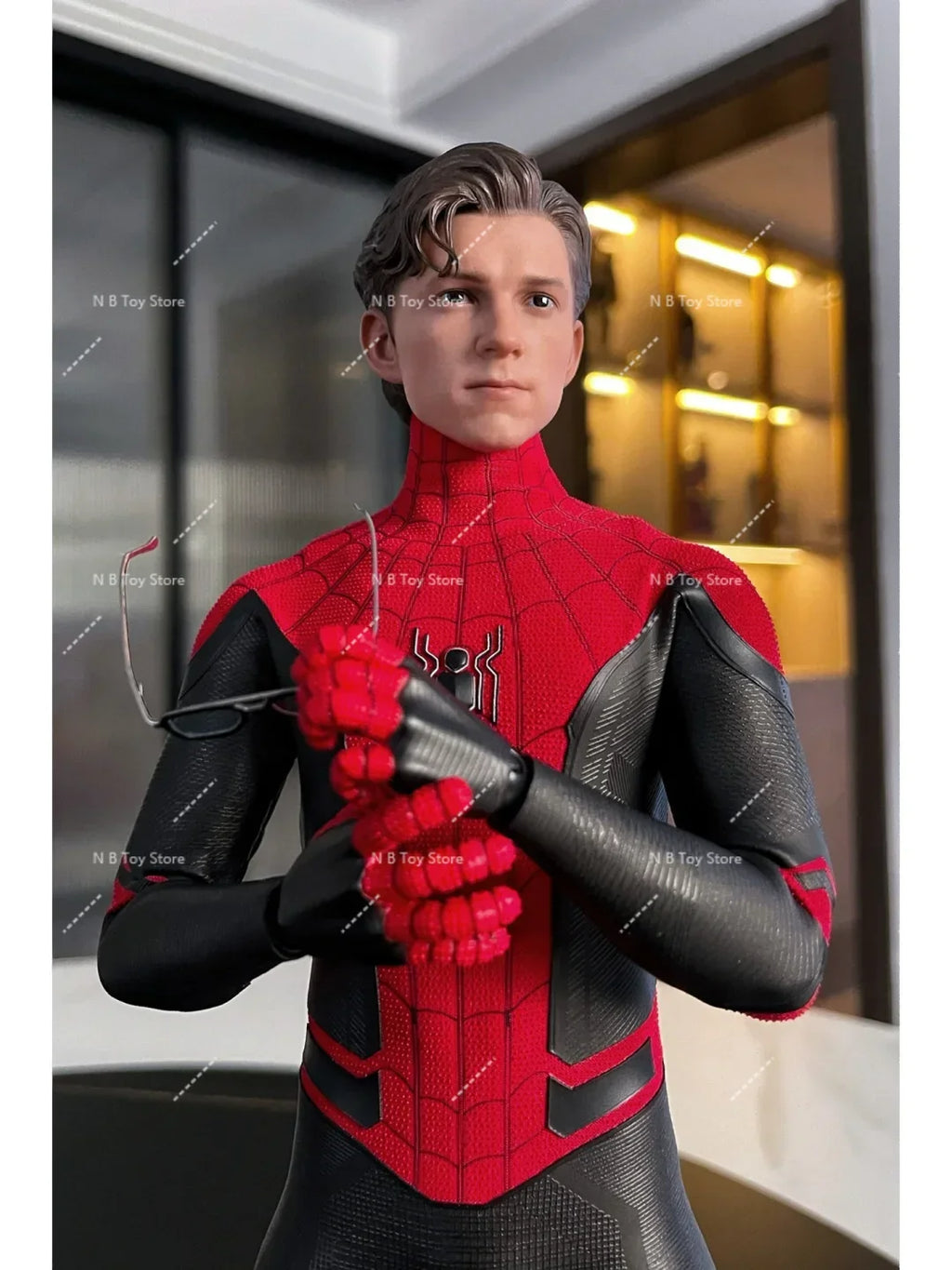 Stock Hot Toys HT 1/6 MMS542 MMS482 Hero Expedition Red and Black Spider Man Upgrade Suit Avengers Infinity War Iron Spider Man