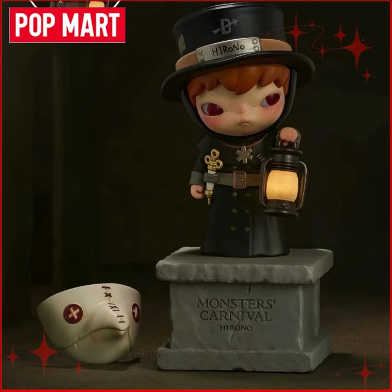 Echtes POP MART Hirono MONSTERS KARNEVAL V10 Serie Blind Box Anime Figur Sammlung Ornamente Halloween Geschenke