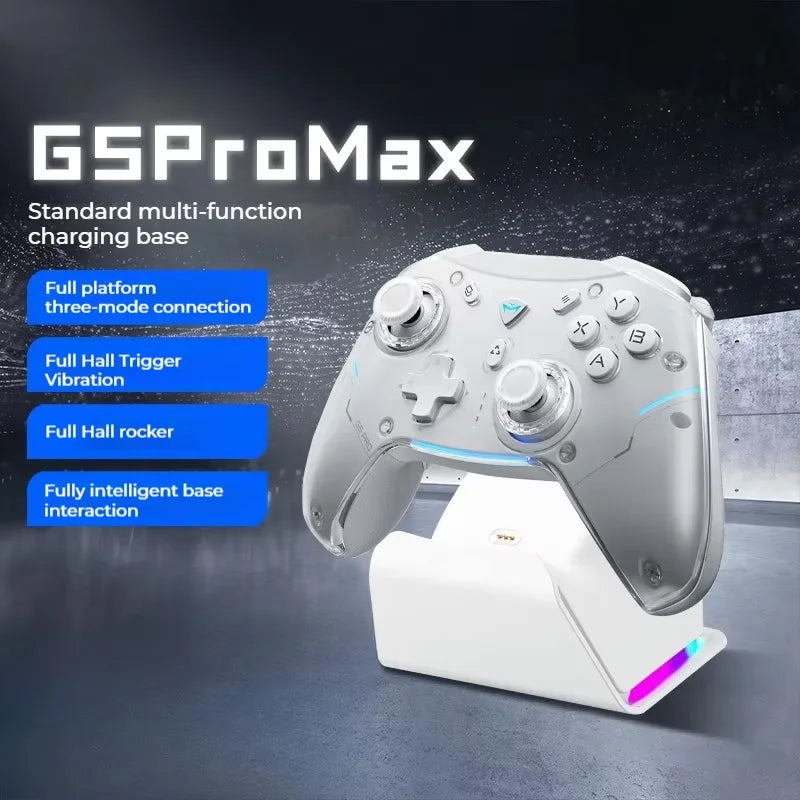 Gamepad Gaming Controller Tri-Mode Fps Wireless Game Pad Elite Hall Trigger Joystick For Switch Pc Steam