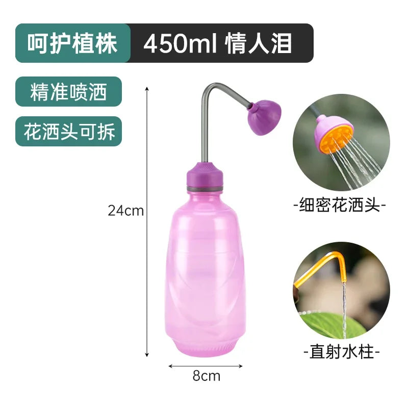 Hand Watering Pot Small Thickened Long Mouth Pot Portable Curved Mouth Watering Can Home Large Capacity Green Plant Shower Can
