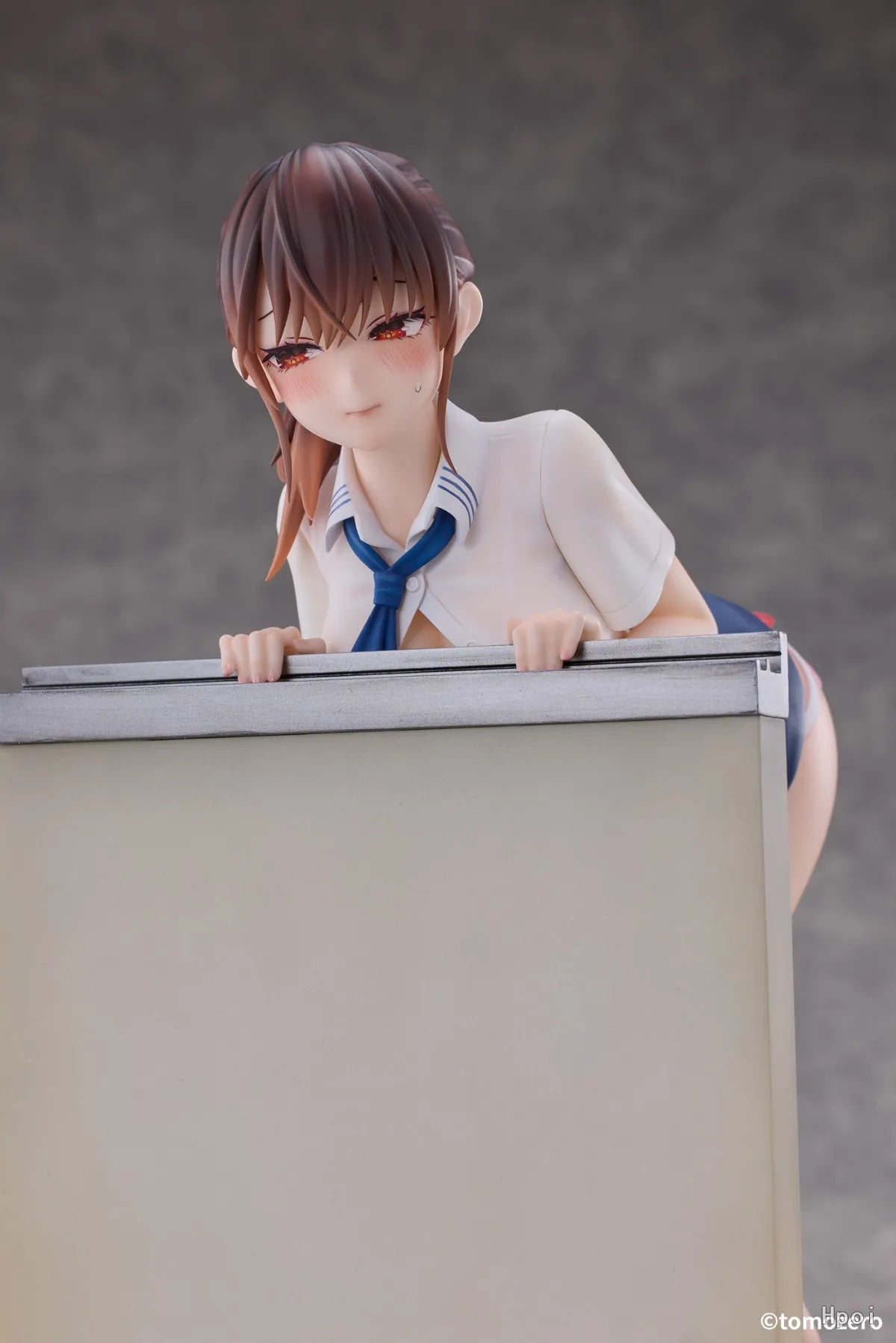 In Stock Original Vivify Oriko Holds Back Her Voice Riko Ogasawara 23cm Animation Decorative Statue Girl Gift Doll Collection