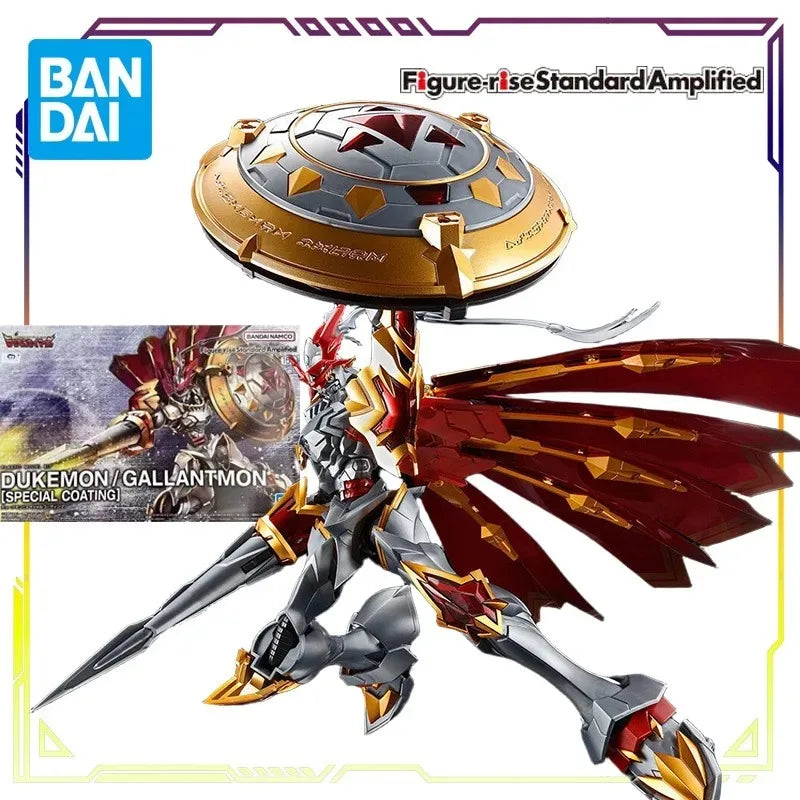 BANDAI Original Figure-rise Standard Amplified Digimon Dukemon Gallantmon Special Coating Collectible Assembly Model Kit