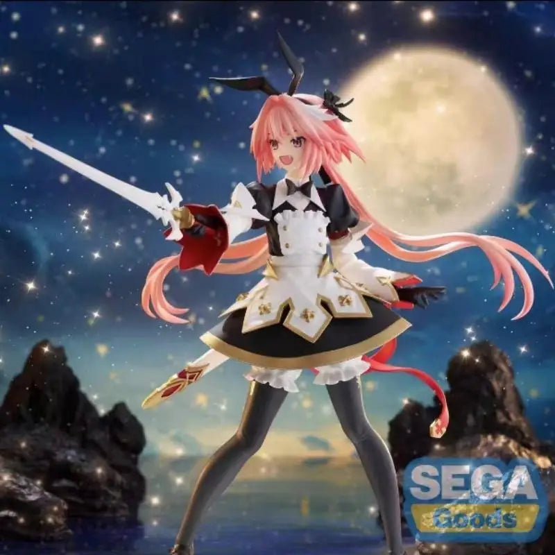Fate Fgo Schwertkämpfer Astolfo Figurizm Original Auf Lager Echte Neue und Ungeöffnete Desktop Ornament Anime Figur Modell Spielzeug Geschenk