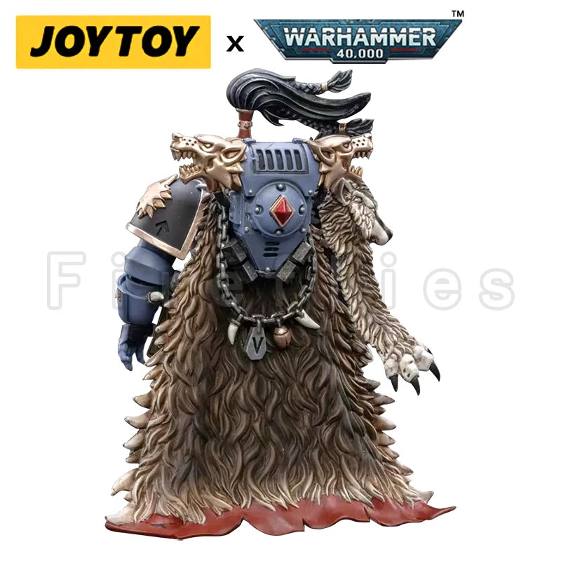 1/18 JOYTOY Action Figure 40K Space Wolves Ragnar Blackmane Re-issue Version Anime Model Toy