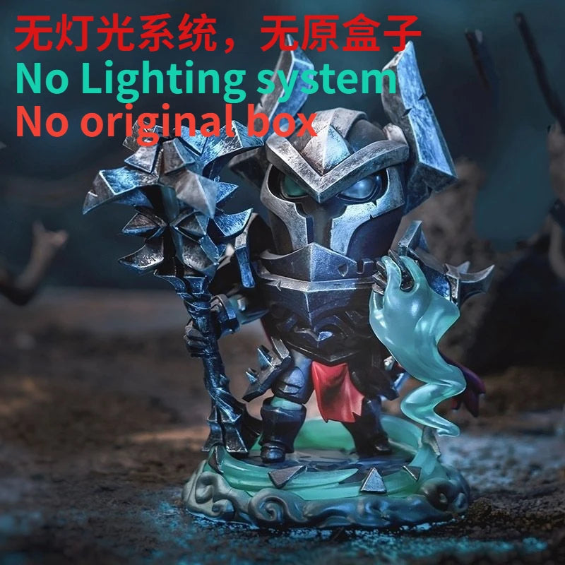 Inventory Game League of Legends Mordekaiser Anime Peripheral Led Illuminated Model Figure Decoration Doll Collectibles Gifts