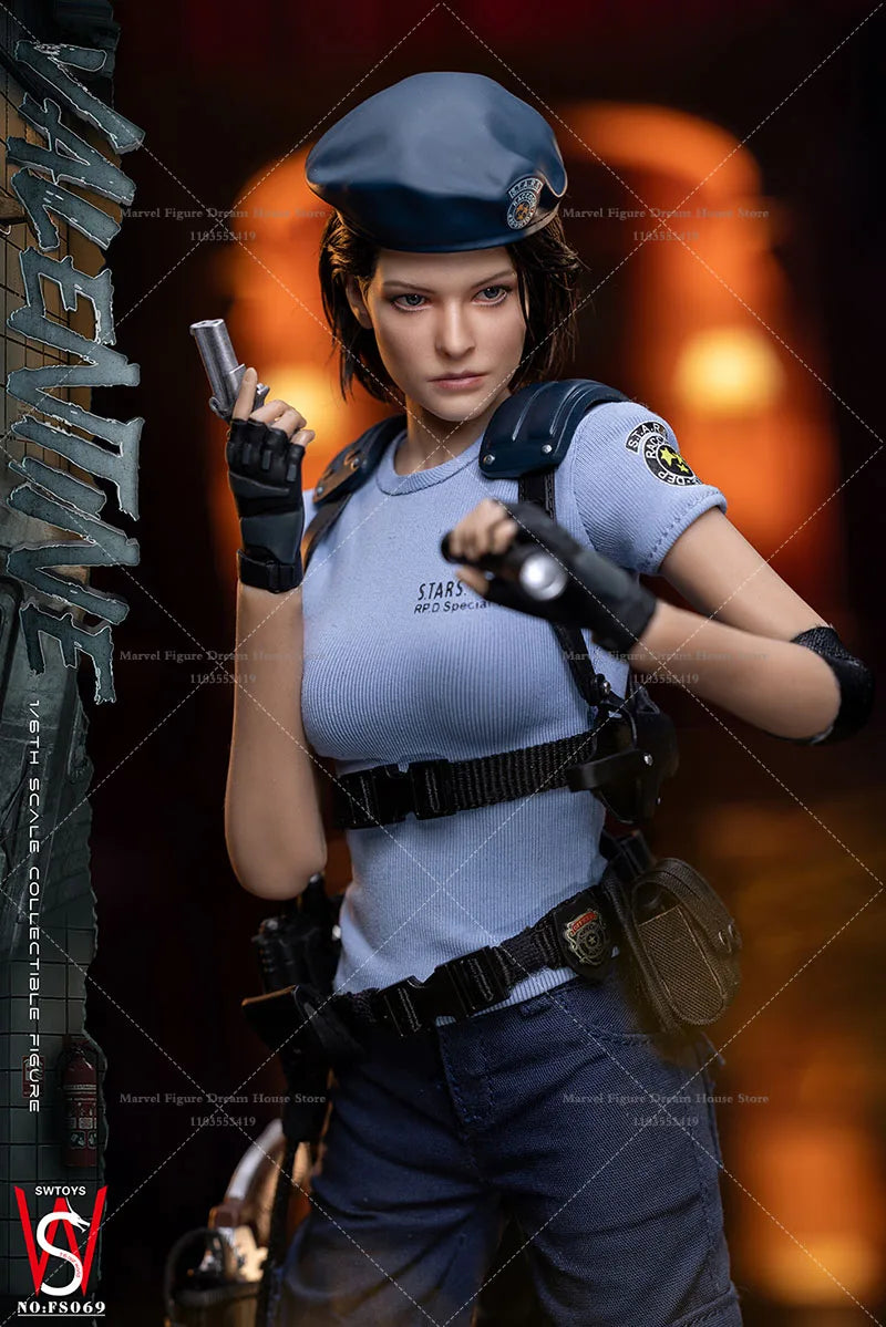 SWTOYS FS069 1/6 Scale Jill Police Special Forces Efficient Blue Uniform 12-inch Full Set Action Figure Soldier In Stock