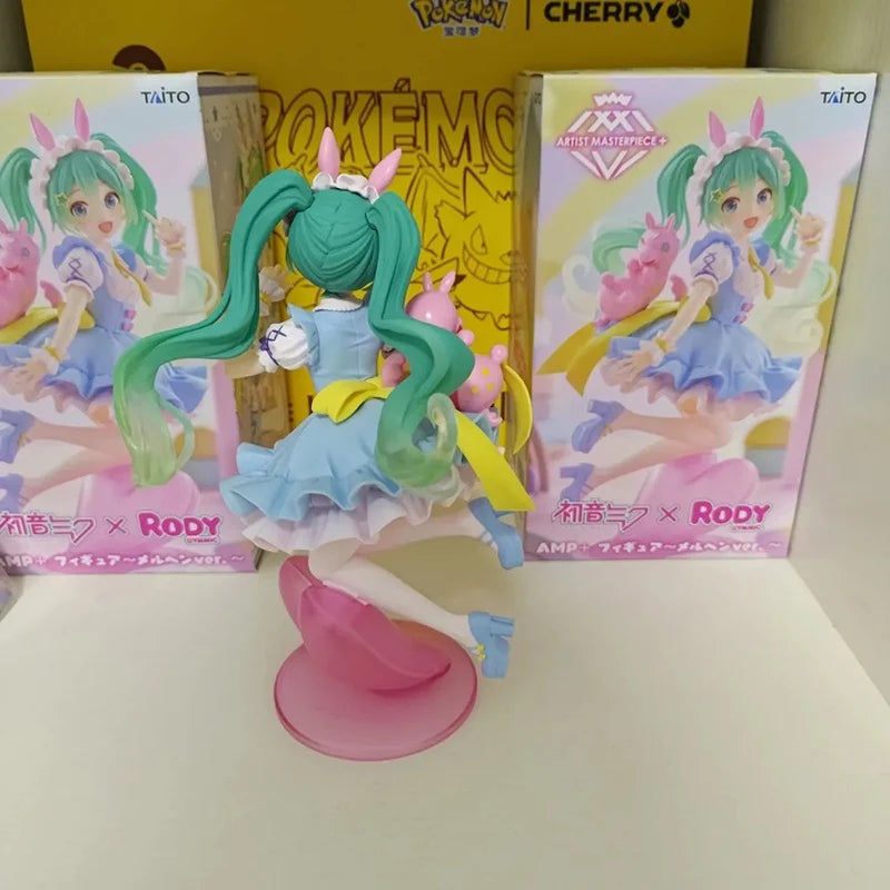 In Stock TAiTO AMP+ Hatsune Miku×Rody ~Fairy Tale Ver.~ PVC 17CM Anime Action Figures Model Collection Toy