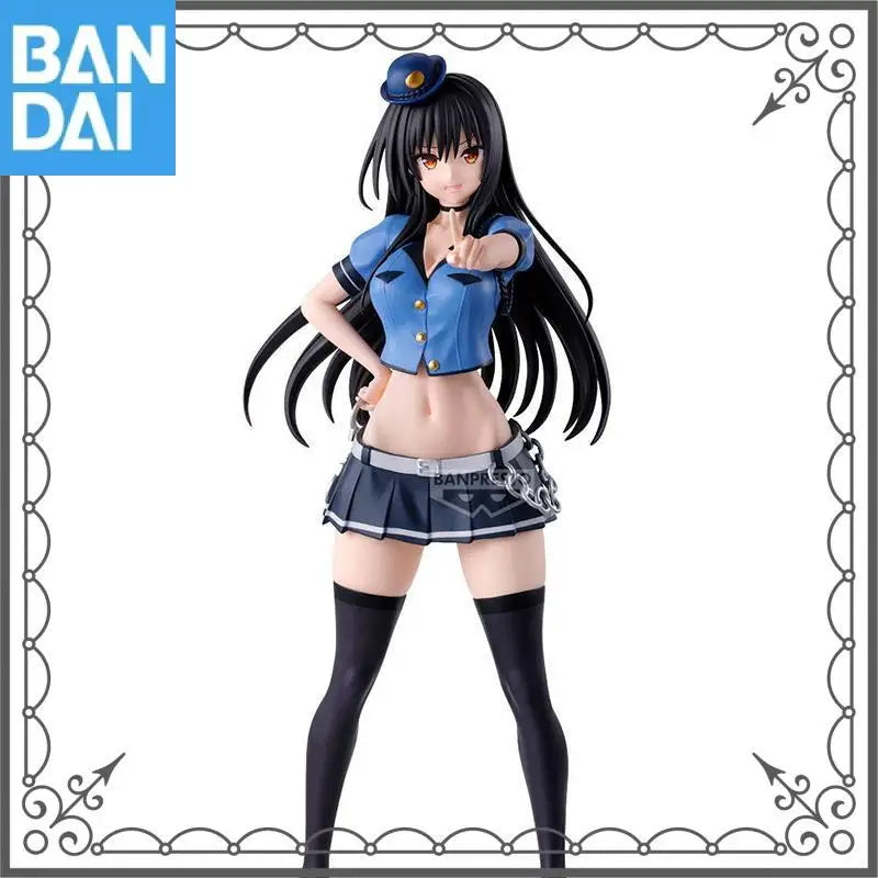 In Stock Bandai Namco Banpresto To Love Darkness Glitter Glamours Kotegawa Yui Police Anime Figure Model Collector Toy Gift