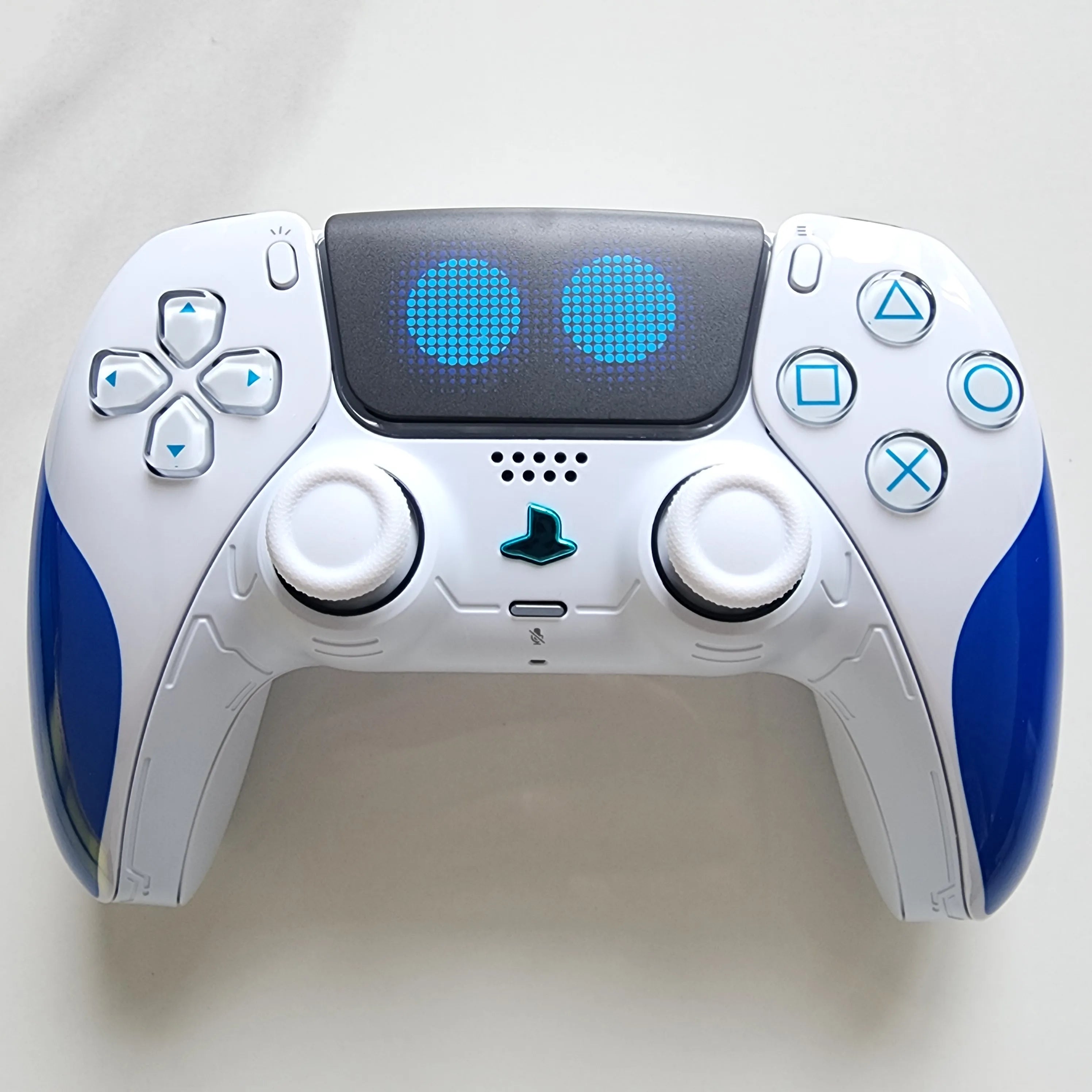 High-End Limited Edition Original Customized Upgrade and Modified Ps5 Game Console Handle Ps5 Original Handle Wireless Controller Ps5 Dualsense Wireless Controller: Cosmic Robot