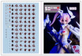 [No Figure] SH STUDIO DC03 DC04 1/12 Female Frame Arms Girl Coral Reef Water Decals Accessories For 6in Action Figure Model