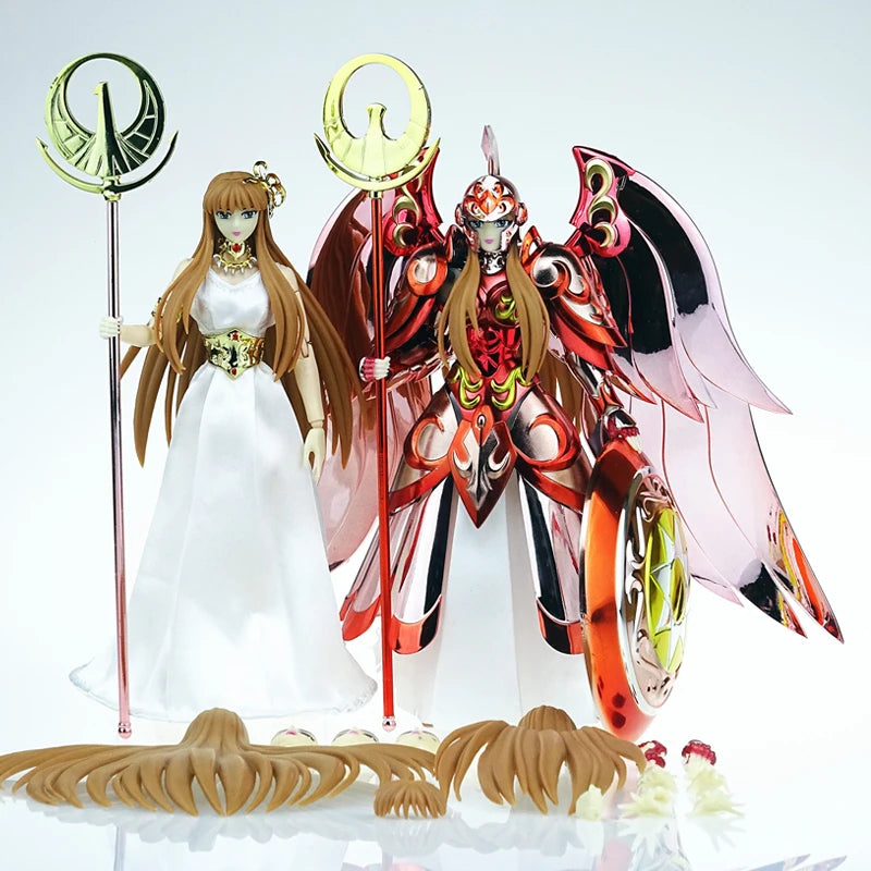In Stock JM.MST Saint Seiya Myth Cloth Athena Saori Kido God Cloth with Casual Knights of the Zodiac Anime Action Figure Toys