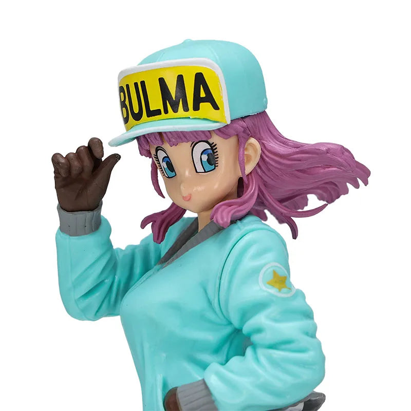 Dragon Ball Z Bulma Handheld Radar Figur Spielzeug Anime Bulma Glitter &amp; Glamours Actionfiguren Sammlermodell Puppe PVC Ornament